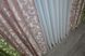Комбинированные жаккардовые шторы цвет салатовый с пудровым 014дк (297-090ш) Фото 7