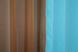 Комплект декоративных штор из шифона "Инь Янь" цвет лазурный с коричневым 010дк Фото 7