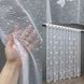 Уценка! Готовая тюль (3х2,5м.) жаккард &laquo;Бабочки&raquo; цвет белый 1560т 49-175