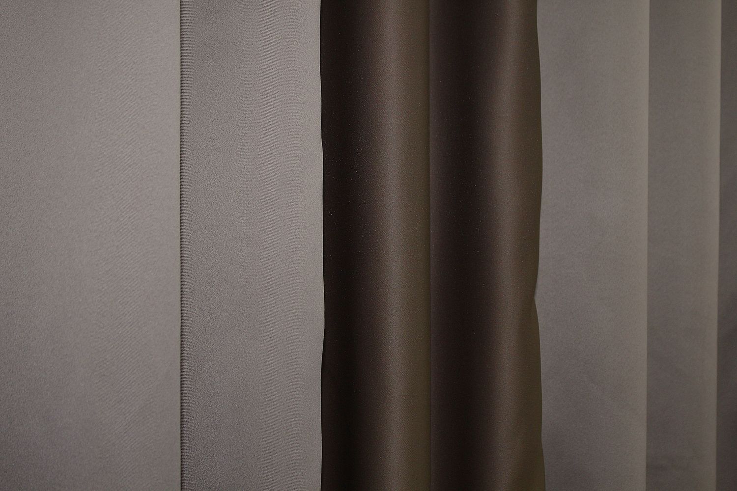 Комбинированные (2шт 1,75х2,7м) шторы, блэкаут цвет какао с коричневым 16дк (834ш) 10-654