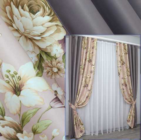 Мастер класс: цветы из ткани для штор