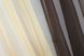 Кухонные шторы (265х170см) на карниз 1-1,5м цвет венге с янтарным 017к 50-638 Фото 5