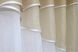 Кухонные шторы (270х170см) с ламбрекеном, на карниз 1-1,5м цвет темний-беж с белым 091к 50-867 Фото 4