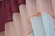 Занавеска (280х170см) штора-тюль с ламбрекеном цвет белый с бордовым и персиковым 031к 52-0698 Фото 5