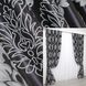 Комплект готовых штор блэкаут-софт, коллекция "Корона" цвет черный с серым 1273ш (А) Фото 1
