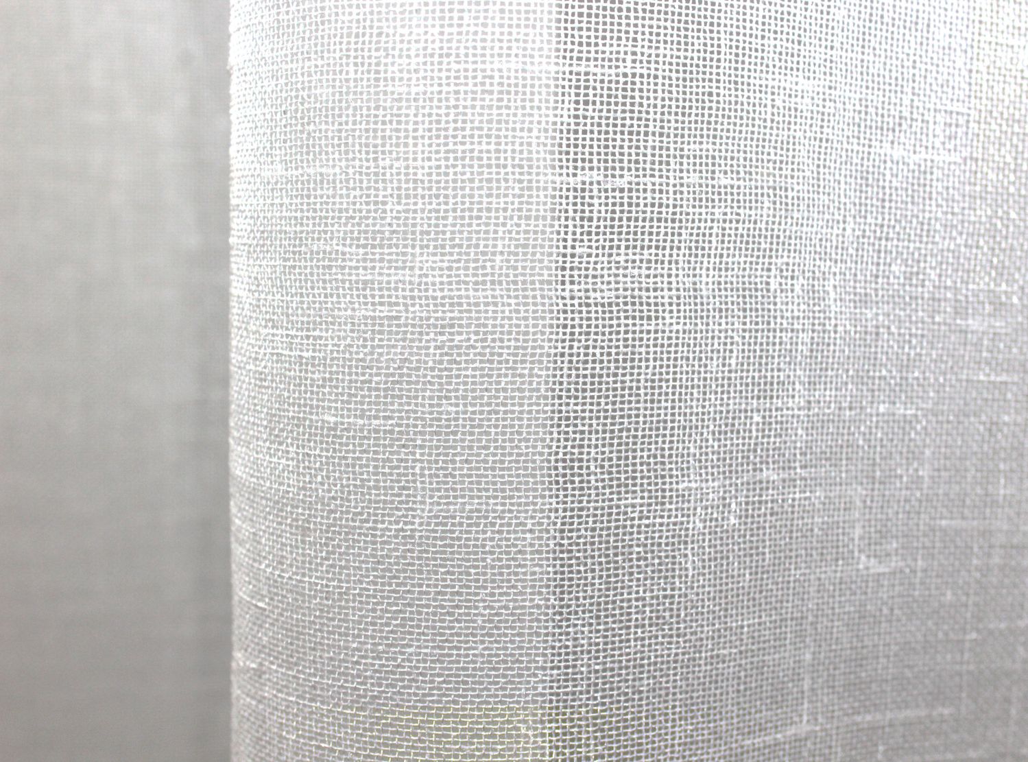 Тюль льон однотонний, колір білий 1108т, Тюль на метраж, Без кріплення, тканина на відріз, Потрібну Вам ширину вказуйте при покупці. (Ширина набирається по довжині рулона.), 2,7 м.