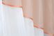 Кухонные шторы (260х170см) с ламбрекеном, на карниз 1-1,5м цвет персиковый с белым 091к 59-735 Фото 4