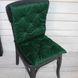 Подушка для стільців (40x40х6 см) "Broadway" колір зелений 84-007