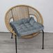 Подушка для стільців (50x50х8 см) "Missoni" колір сірий 84-022