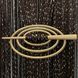 Заколка для штор-нитей "Овал", цвет темно-золотистый 82-065 Фото 2