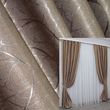 Комплект готовых штор лен рогожка, коллекция "Саванна" цвет темно-бежевый 634ш