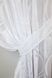 Комплект декоративних штор з велюру колір білий 006дк Фото 4