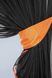 Кухонный комплект (330х170см) шторки с подвязками "Дуэт" цвет оранжевый с чёрным 060к 50-321 Фото 4