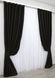 Шторна тканина блекаут, колекція "Midnight" колір чорний 1165ш Фото 5