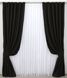 Шторна тканина блекаут, колекція "Midnight" колір чорний 1165ш Фото 4