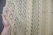 Арка (285х160см) жаккард с макраме на кухню, балкон цвет ванильный с бежевым 000к 51-172 Фото 3