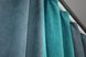 Комбинированные шторы из микровелюра цвет серо-голубой с бирюзовым 016дк (841-835-841ш) Фото 6