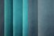 Комбинированные шторы из микровелюра цвет серо-голубой с бирюзовым 016дк (841-835-841ш) Фото 8