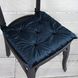 Подушка для стільців (40x40х6 см) "Broadway" колір синій 84-010