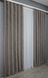 Комплект готових штор, льон мармур, колекція "Pavliani" колір коричнево-сірий 1373ш Фото 5