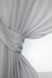 Кухонные шторы (300х170см) с ламбрекеном, на карниз 1-1,5м цвет серый с белым 091к 52-0429 Фото 3