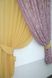 Кухонный комплект (330х170см) шторки с подвязками цвет золотистый с пудровым 101к 52-0023 Фото 5