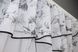 Кухонні штори (280х170см) з ламбрекеном, на карниз 1-1,5м колір білий з чорним 091к 52-0732 Фото 5
