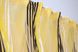 Кухонный комплект (330х170см) шторки с подвязками цвет желтый с черным 101к 52-0587 Фото 6