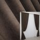 Комплект штор із тканини мікровелюр Diamont колір коричневий 1095ш Фото 1