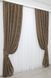 Комплект штор из ткани жаккард коллекция "Sultan YL" Турция цвет коричневый 1203ш Фото 3