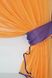 Кухонный комплект (330х170см) шторки с подвязками "Дуэт" цвет фиолетовый с оранжевым 060к 50-322 Фото 4