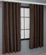 Комплект штор из ткани микровелюр Diamont цвет коричневый1095ш Фото 4