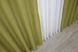 Комплект штор, коллекция "Лен Мешковина" цвет оливковый 106ш Фото 7