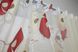 Кухонные шторки (300х170см) на карниз 1,5м цвет бежевый с красным 083к 52-0026 Фото 4