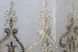 Тюль фатин, коллекции "Kort ADOR" с люрексовой нитью цвет золотистый с коричневый 1193т Фото 8
