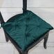Подушка для стільців (40x40х6 см) "Broadway" колір бірюзовий 84-006