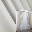 Комплект готовых штор, лен-блэкаут с фактурой "Лен мешковина" цвет холодный бежевый 1080ш
