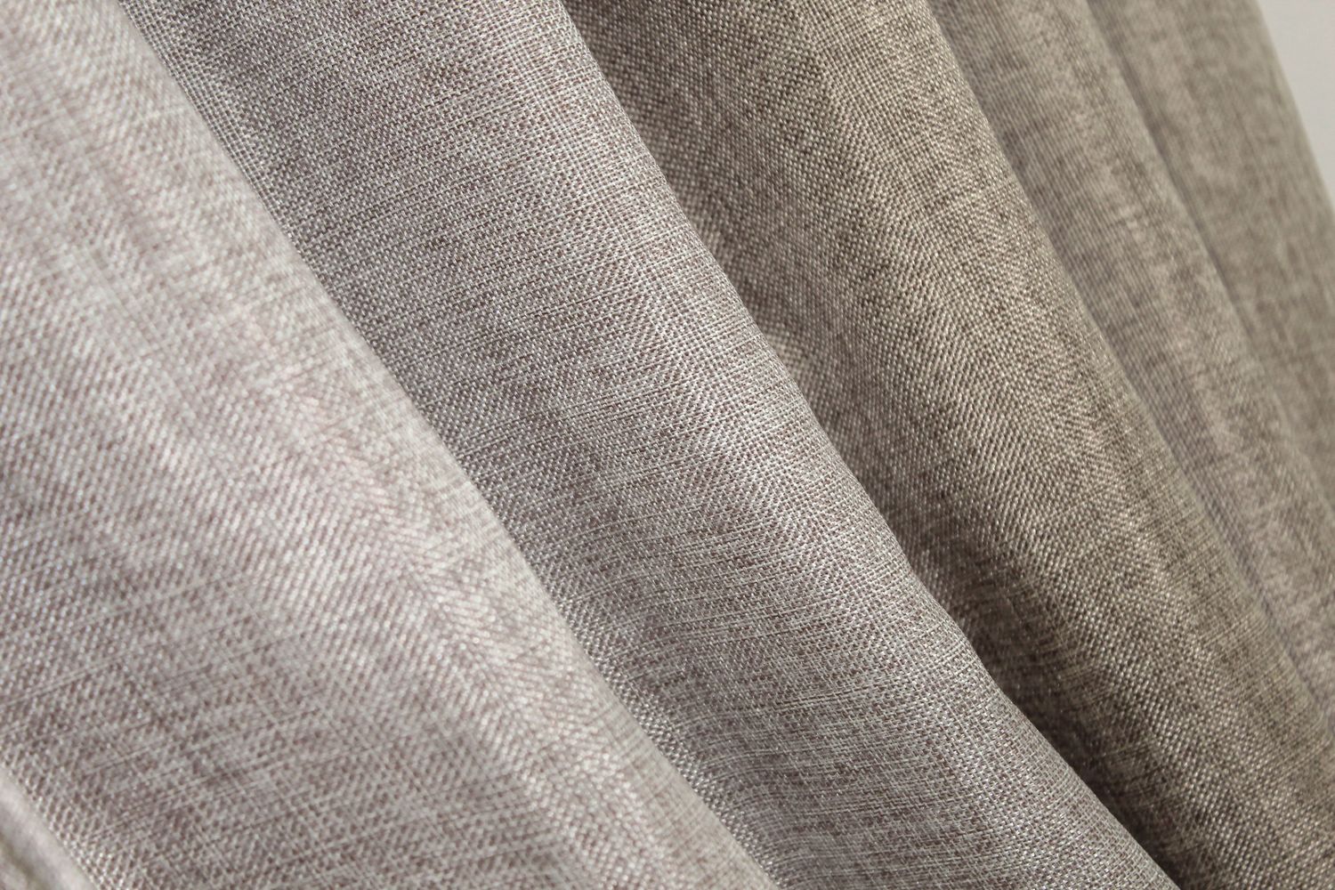 Комбіновані (2шт 1,4х2,7м) штори з тканини льон колір кавовий з капучіно 014дк (673-113ш) 10-564