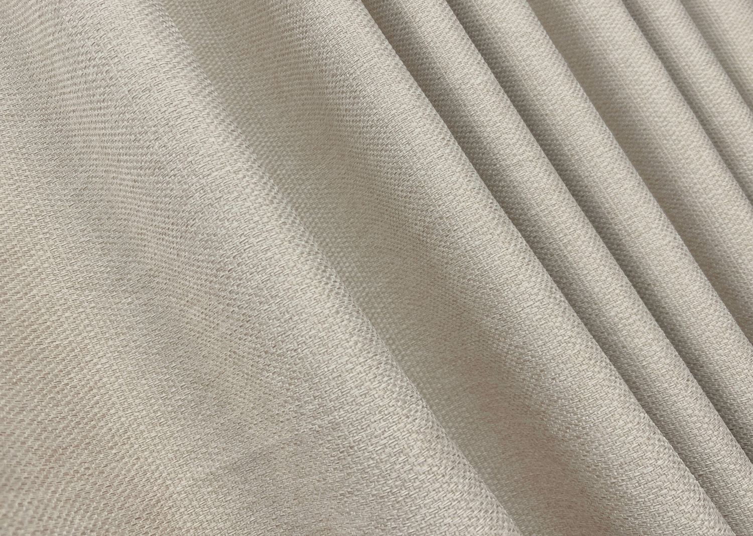 Комплект (2шт 2х3м) штор фактурний льон преміум, колекція &ldquo;Grand Linen&rdquo;, колір бежевий 2025ш 32-380