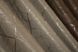 Комбинированные шторы лён рогожка цвет коричневый с темно-бежевым 014дк (688-634ш) Фото 9