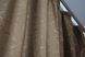 Комбинированные шторы лён рогожка цвет коричневый с темно-бежевым 014дк (688-634ш) Фото 6