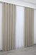 Комплект готових штор, льон мармур, колекція "Pavliani" колір сіро-бежевий 1177ш Фото 4