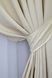 Комплект готовых штор из ткани жатка-жаккард цвет молочный 1068ш Фото 4