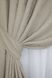 Комплект готових штор, льон мармур, колекція "Pavliani" колір сіро-бежевий 1177ш Фото 5
