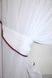Кухонный комплект (310х170см) шторки с подвязками цвет белый с бордовым 101к 52-0589 Фото 4