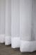 Тюль (300х270см) на трубу "Карман" шифонова однотонна колір білий 44-034 Фото 10