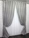 Комплект штор з тканини блекаут, колекція "Сакура", колір сірий 734ш Фото 2
