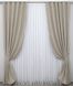 Комплект готовых штор, лен мрамор, коллекция "Pavliani" цвет серо-бежевый 1177ш Фото 2