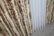 Двостороння тканина блекаут-софт колекція "Лілія" колір кавовий з бежевим 074ш Фото 6