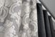Комбинированные шторы из ткани лен цвет графитовый с серым 014дк (1161-1266ш) Фото 6